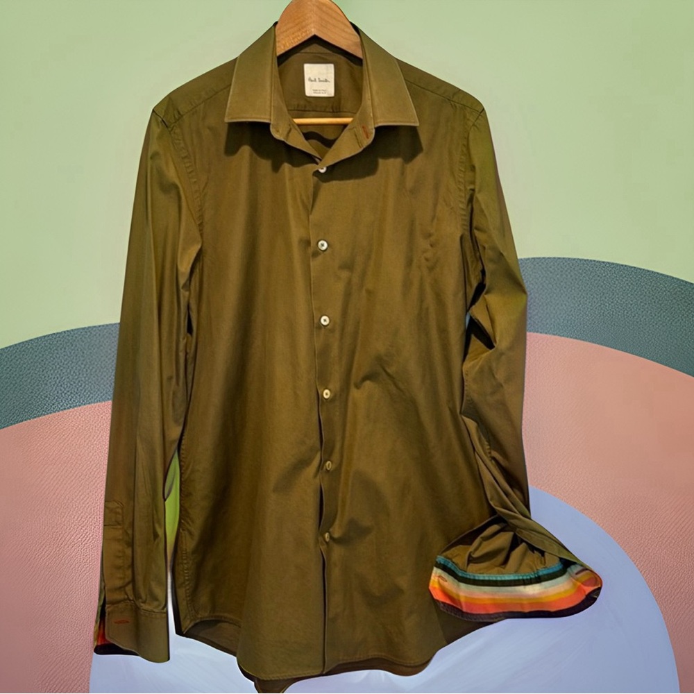 Paul Smith cotton dress shirt - only lightly worn out of a non-smoking home